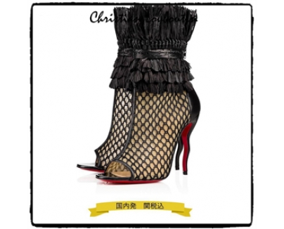 ルブタン 靴 コピー 国内発 関税込 Christian Louboutin ブーツ 100mm