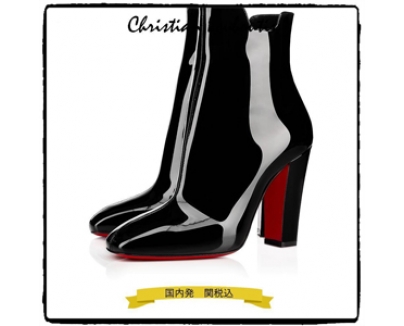 ルブタン 靴 コピー 国内発 関税込 Christian Louboutin ブーツ 100mm