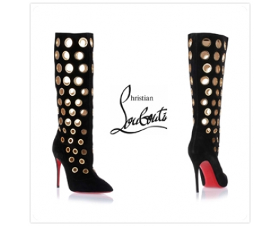 ルブタン 靴 コピー 新作♪◆Christian Louboutin◆Apolloboot スエードロングブーツ