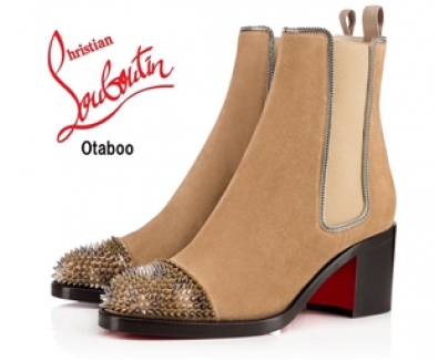 新入荷スパイクトウで格上げサイドゴアブーツ【ルブタン 靴 コピー 】Otaboo