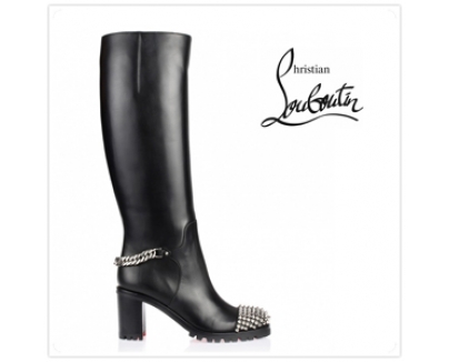 ルブタン 靴 コピー 16 SS★Christian Louboutin★Napaleona 70 spike bootブラック