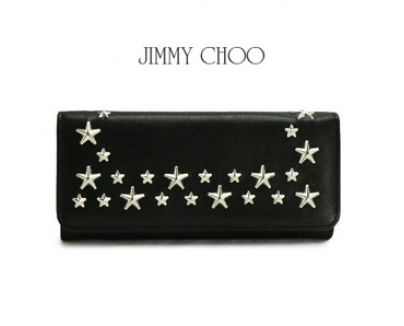 在庫限り ジミーチュウ財布スーパーコピー JIMMY CHOO【STAR STUDS】 NINO BLACK