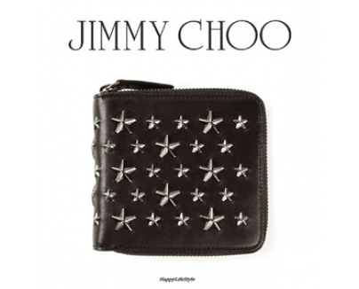 ジミーチュウ財布スーパーコピー Jimmy Choo★メンズ2つ折り財布LAWRENCE★星スタッズ jimmychoo16