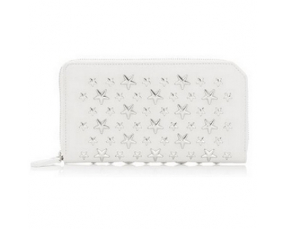 ジミーチュウ財布スーパーコピー 【JIMMY CHOO】 CARNABYスタースタッズ長財布 Chalk jimmychoo12