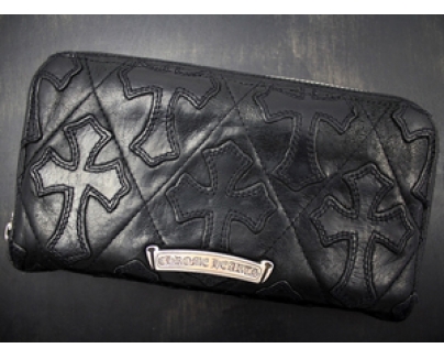 クロムハーツ 財布 コピー キルト/セメタリークロス/ラウンドファスナー財布/レックウォレットChromehearts 004
