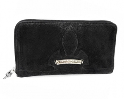 クロムハーツ 財布 コピー フレアニー デストロイレザー 長財布 Chromehearts 013