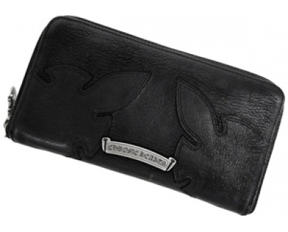 クロムハーツ 長財布 ダブルフレアニー ラウンドファスナー Chromehearts 015
