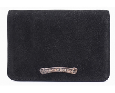 クロムハーツ ミドル 財布 折りたたみ レザー ロゴ Chromehearts 016