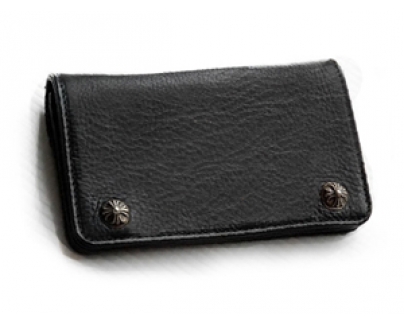 クロムハーツ 財布 コピー 1ジップ クロスボタン ヘビーレザー ウォレット Chromehearts 028