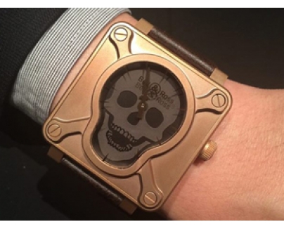 ベル＆ロススーパーコピーBELL&ROSS BR01 スカル ブロンズ リミテッド BR0192-SKULL-BR 