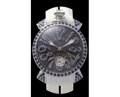 GAGA MILANO ガガミラノスーパーコピー MANUALE 48MM - ダイヤモデル 時計 GW49COLOREBL