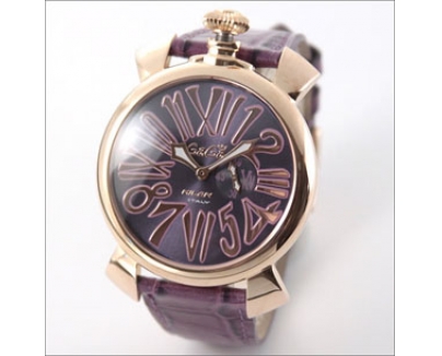 GAGA MILANO ガガミラノスーパーコピー SLIM 46MM - 18K PVD 時計 ユニセックス 5085.3