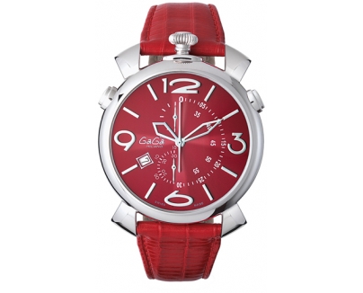 GAGA MILANO ガガミラノスーパーコピー THIN CHRONO 46MM ステンレス 時計 5097.04RD