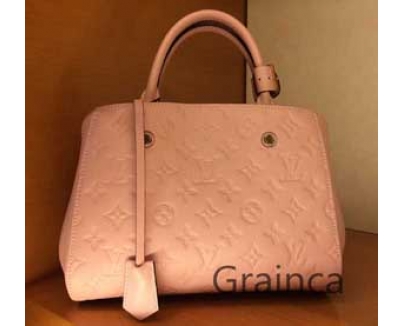 新作 Louis Vuitton ルイヴィトンバッグ スーパーコピー ★最新色 モンテーニュBB ROSE BALLERINE★2WAY M41199
