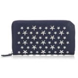 ジミーチュウ財布スーパーコピー 【JIMMY CHOO】 CARNABYスタースタッズ長財布 Navy jimmychoo13