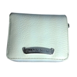 クロムハーツ スクウェア・ジップ 財布 ホワイトレザー Chromehearts...