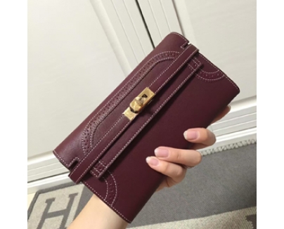 エルメス コピー HERMES ケリーロング長財布 ギリーズ