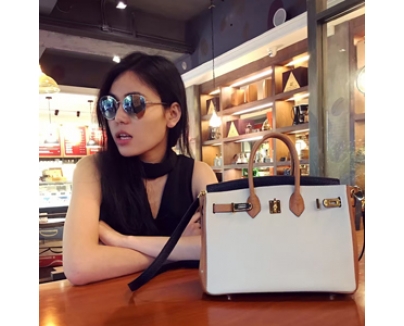 エルメスバーキン コピー 25 HERMES Coffee/Apricot ゴールド金具 HERMES 新品