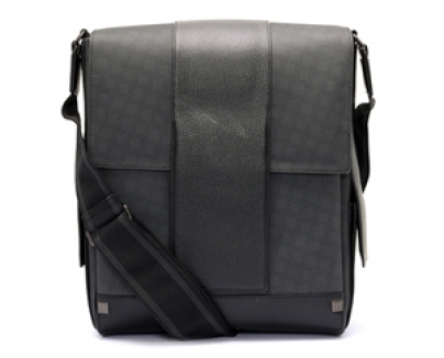 ダンヒル dunhill ショルダーバッグ ディーエイト 【D-8】 グレー＆ブラック L3LZ60Z
