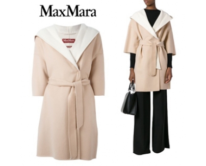 エレガント☆2016-17秋冬マックスマーラ【Max Mara】Salvia ピーコート Camel