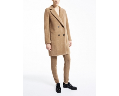【国内未入荷】マックスマーラ【Max Mara】アルパカ ウールコート（キャメル）