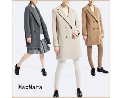 マックスマーラ【Max Mara】 KASTEL アルパカ&ウールコート