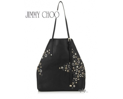 JIMMY CHOOジミーチュウ スーパーコピー【SASHAトート】 M BLACK