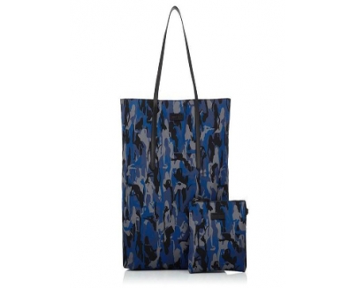 【JIMMY CHOO】ジミーチュウ スーパーコピー Navy Mix カモフラージュトートバッグ