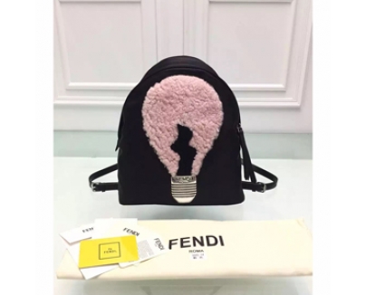 2016AW ◇FENDI フェンディ スーパーコピー【8BZ038_68N_F0786】ZAINO STONDATO NYLON+SHEEP