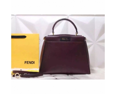 2016-17AW FENDI フェンディ スーパーコピー★新作PEEKABOO レザーハンドバッグ