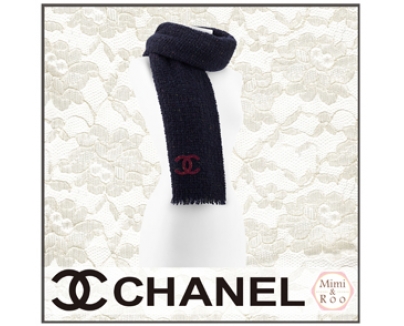 シャネル【CHANEL】新作☆CCロゴ×レディライクカラー ストール☆Chanel*Etole