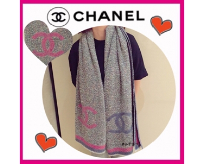シャネル【CHANEL】《新作限定♪めちゃ可愛♡》あったかストール