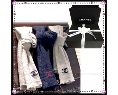 国内直営☆シャネル【CHANEL】秋冬限定！お洒落ツイードマフラー