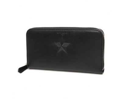 GIVENCHY 16SS PANDORA ジバンシィ財布スーパーコピー スターポイント ファスナー長財布_BLACK BC06276704 001