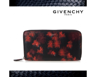 【GIVENCHY】ジバンシィ財布スーパーコピー ★花柄ジップアラウンド財布