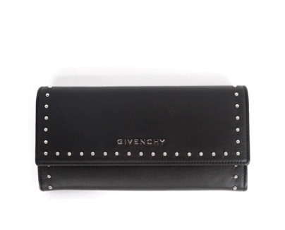 GIVENCHY ジバンシィ財布スーパーコピー 16SS PANDORA スタッズ 二つ折り長財布_BLACK BC06214694 001