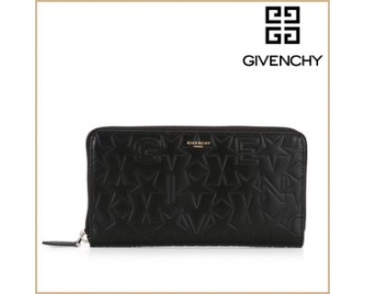 【新品】GIVENCHY ジバンシィ財布スーパーコピー Logo Embossed ジップ長財布