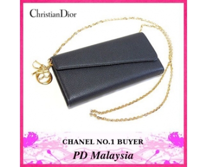 ★【Christian Dior】クリスチャンディオール★INピンク×チェーンウォレット★最新作★