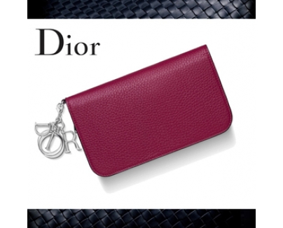 【Christian Dior】クリスチャンディオール★DIORISSIMO VOYAGEUR WALLET S0091PTRL M24P