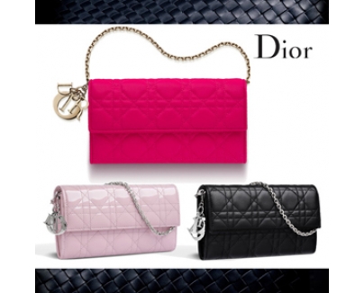 【Christian Dior】クリスチャンディオールディオール★MISS DIORチェーンウォレット S0068