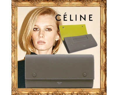 2016年最新 CELINE セリーヌ コピー 二つ折り長財布 101678 XFL