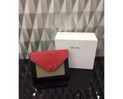 15/16AW《超レア 小さめバッグに》CELINE セリーヌ コピー コイン&カードケース　Rose Dust☆☆☆