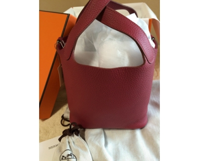 24H限定SALE★HERMES★即発ピコタンロックPM18cm完売ルビーT刻印