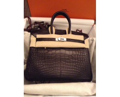 HERMES★《5年待ちで奇跡の獲得》一生ものBIRKINクロコマット25