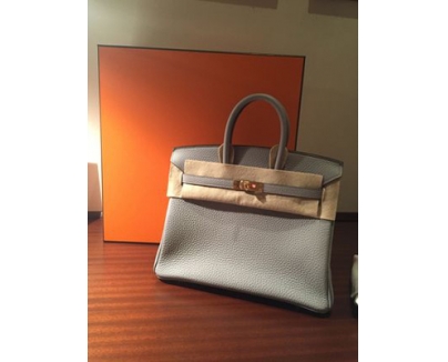 エルメス バーキン25 Birkin 25cm bluegracier新色☆ゴールド金具