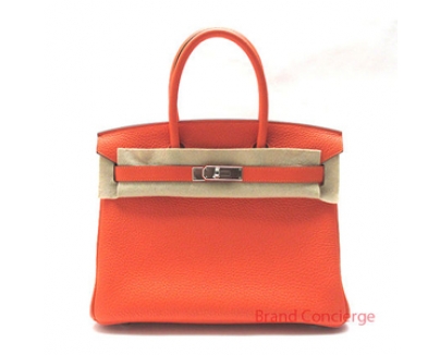 【HERMES】エルメス バーキン30 フューオレンジ