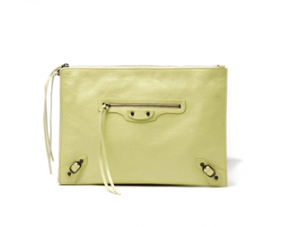 ★Balenciaga(2016SS バレンシアガバッグスーパーコピー)JCLASSIC POUCH ARENA　イエロー