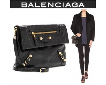 セレブ溺愛2016新作 バレンシアガバッグスーパーコピーBalenciaga Classic Envelope,Black