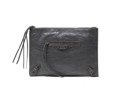 ★Balenciaga(2016新作 バレンシアガバッグスーパーコピー)JCLASSIC POUCH ARENA　グレー