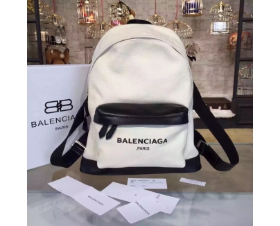 バレンシアガコピー Balenciaga リュック キャンバス 409010 AQ38N 1081 ☆NOIR/NATUREL